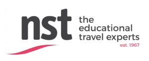 Black and red NST Travel Logo who we provide SEO services for